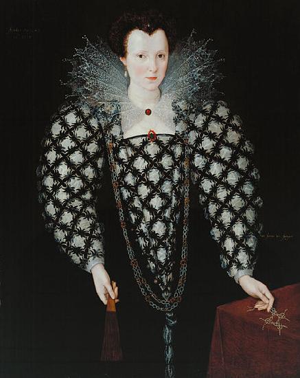 Marcus Gheeraerts Portrait of Mary Rogers, Lady Harington